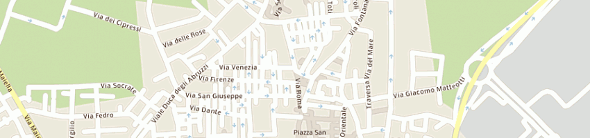 Mappa della impresa macelleria lb bonanni di de francesco eliana a SAN SALVO