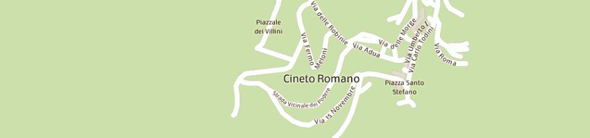 Mappa della impresa crescenzi marcello a CINETO ROMANO
