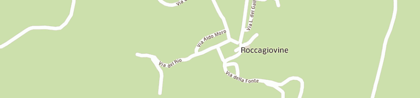 Mappa della impresa comune di roccagiovine a ROCCAGIOVINE