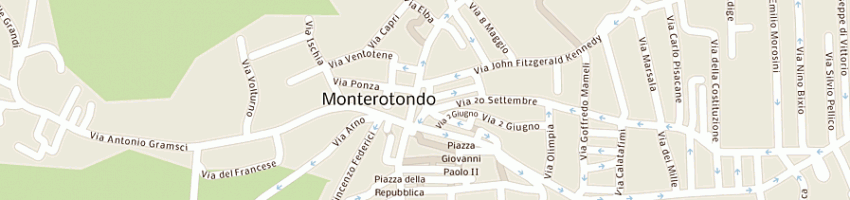 Mappa della impresa chiarelli vincenzo a MONTEROTONDO