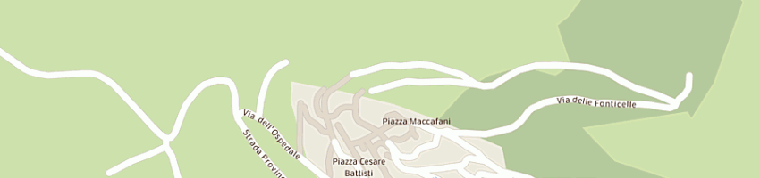 Mappa della impresa carabinieri a PERETO