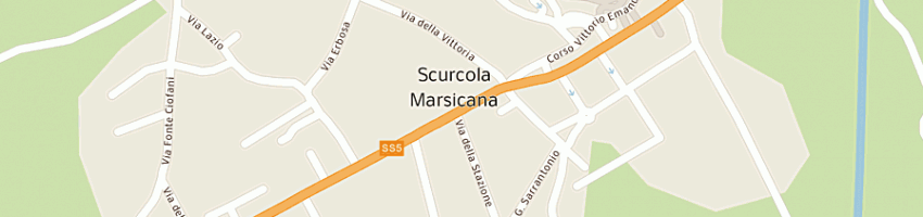 Mappa della impresa poste italiane spa a SCURCOLA MARSICANA