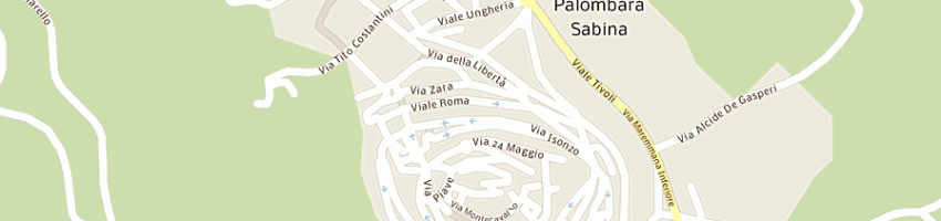 Mappa della impresa carabinieri a PALOMBARA SABINA
