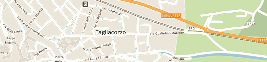 Mappa della impresa agip - felicissimo adelio a TAGLIACOZZO