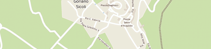 Mappa della impresa municipio a GORIANO SICOLI