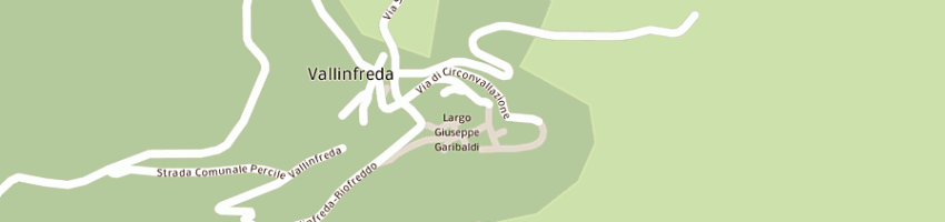 Mappa della impresa carabinieri a VALLINFREDA