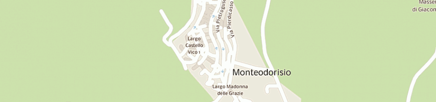 Mappa della impresa ristorante mari e monti a MONTEODORISIO