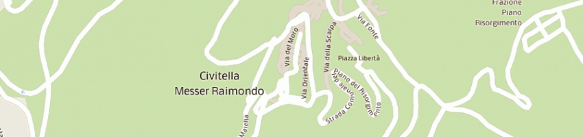 Mappa della impresa bar il castello a CIVITELLA MESSER RAIMONDO