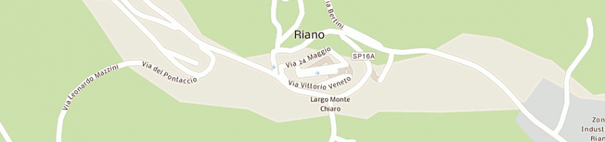 Mappa della impresa comune a RIANO
