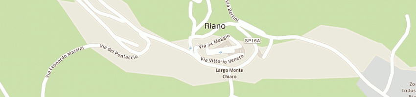 Mappa della impresa spaziani a RIANO