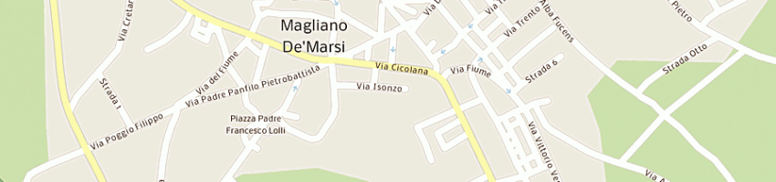 Mappa della impresa strada dei parchi spa a MAGLIANO DE MARSI