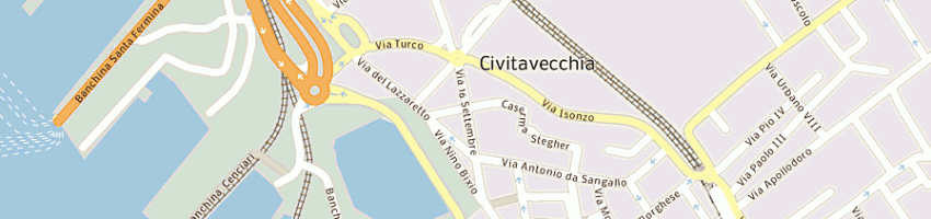 Mappa della impresa salus (srl) a CIVITAVECCHIA
