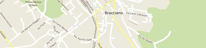 Mappa della impresa ottica di giovanni canzanella a BRACCIANO