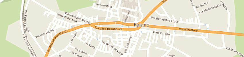 Mappa della impresa bar aterno di anglani paola a RAIANO