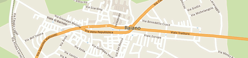 Mappa della impresa comune di raiano a RAIANO