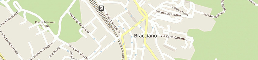 Mappa della impresa martinangeli srl a BRACCIANO