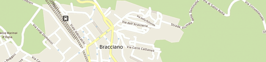 Mappa della impresa pierini gabriele a BRACCIANO