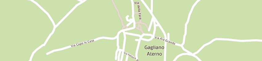 Mappa della impresa canale verde bar a GAGLIANO ATERNO