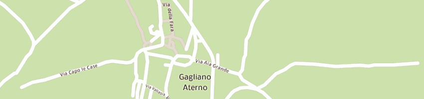 Mappa della impresa valeri paolo a GAGLIANO ATERNO