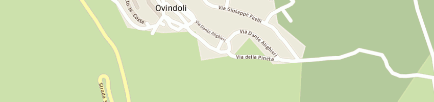 Mappa della impresa la pineta snc di piccone antonio e c a OVINDOLI