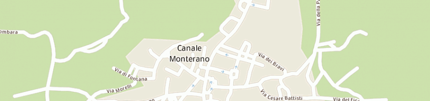 Mappa della impresa carbonetti roberto a CANALE MONTERANO