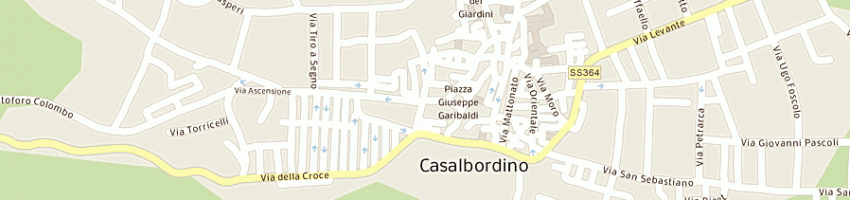 Mappa della impresa menna vilda a CASALBORDINO