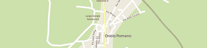 Mappa della impresa comune di oriolo romano biblioteca comunale centro anziani a ORIOLO ROMANO