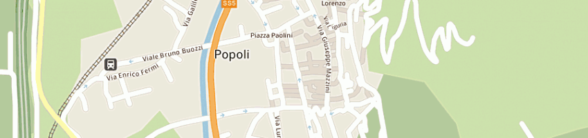 Mappa della impresa cellini gessica a POPOLI