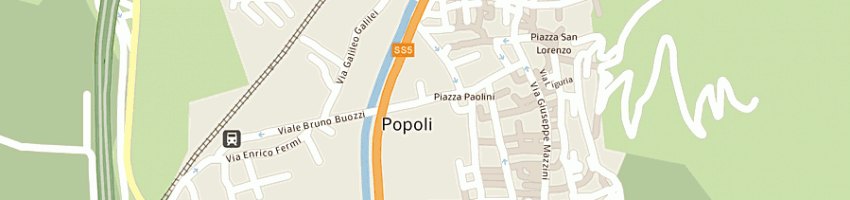 Mappa della impresa fincocker di ottaviani e c a POPOLI