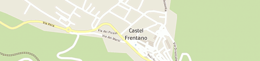 Mappa della impresa tenaglia giuseppe a CASTEL FRENTANO