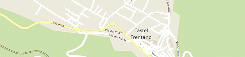 Mappa della impresa angelucci a CASTEL FRENTANO