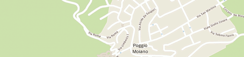 Mappa della impresa mattatoio pm centro coop 'villa pepoli' arl a POGGIO MOIANO