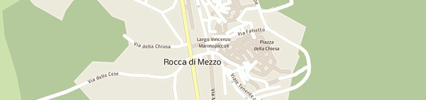 Mappa della impresa bar voce sasdi voce luciano e cicchetti leucio giuseppe a ROCCA DI MEZZO