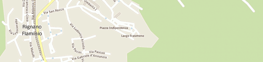 Mappa della impresa biancini giuseppino a RIGNANO FLAMINIO