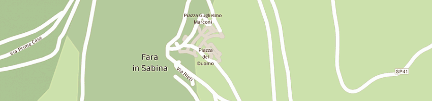 Mappa della impresa la casa del detersivo a FARA IN SABINA