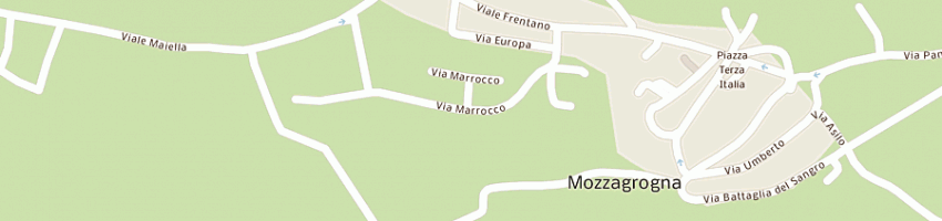 Mappa della impresa rapino luciano a MOZZAGROGNA