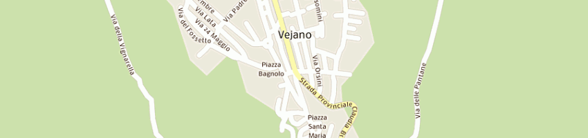 Mappa della impresa macelleria gabrielli sas di gabrielli massimiliano ec a VEJANO