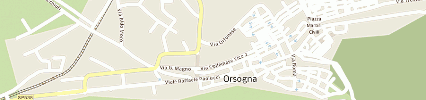 Mappa della impresa pierantoni orsola a ORSOGNA