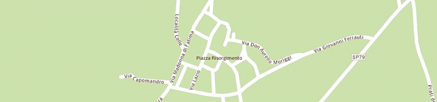 Mappa della impresa ristorante la piazzetta a CALCATA