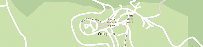 Mappa della impresa agriturismo il tratturo di moretti vincenzina a COLLEPIETRO