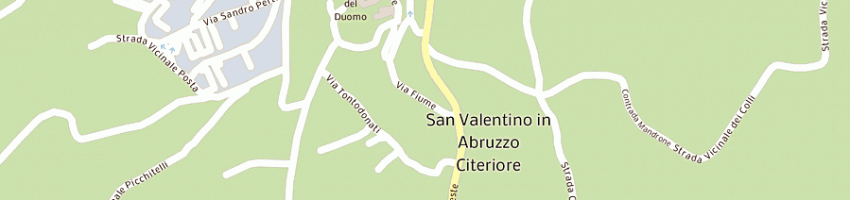 Mappa della impresa municipio a SAN VALENTINO IN ABRUZZO CITERIORE