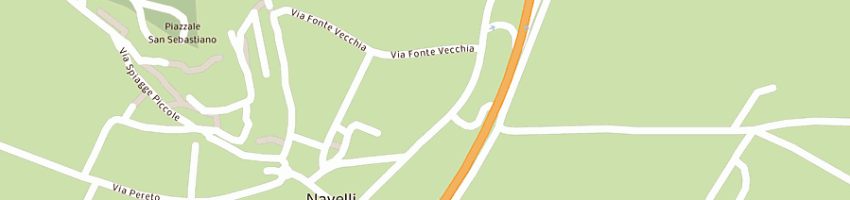 Mappa della impresa carabinieri a NAVELLI