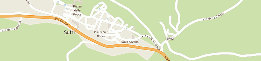 Mappa della impresa pizzeria l'anfiteatro sas di bombardi alessandra e c a SUTRI