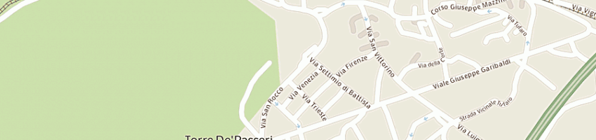 Mappa della impresa di battista natale a TORRE DE PASSERI