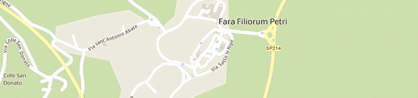 Mappa della impresa municipio a FARA FILIORUM PETRI