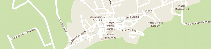 Mappa della impresa artistica scipione di graziani bianca a CASTEL SANT ELIA