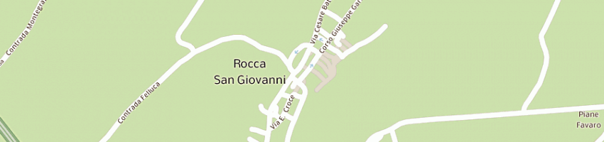 Mappa della impresa globo srl a ROCCA SAN GIOVANNI