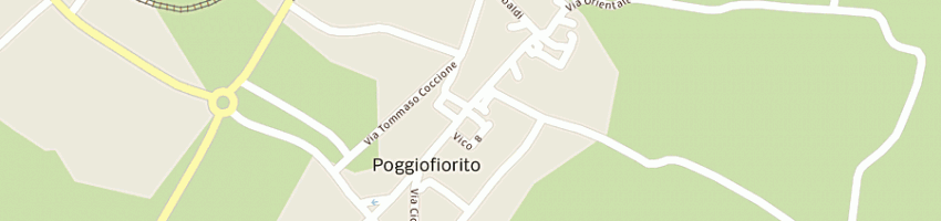 Mappa della impresa ceramicose a POGGIOFIORITO