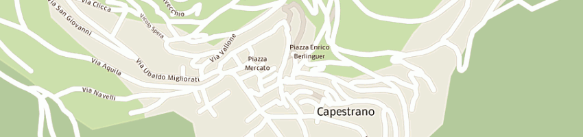 Mappa della impresa carabinieri a CAPESTRANO