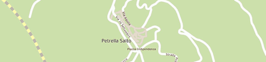 Mappa della impresa poste italiane a PETRELLA SALTO